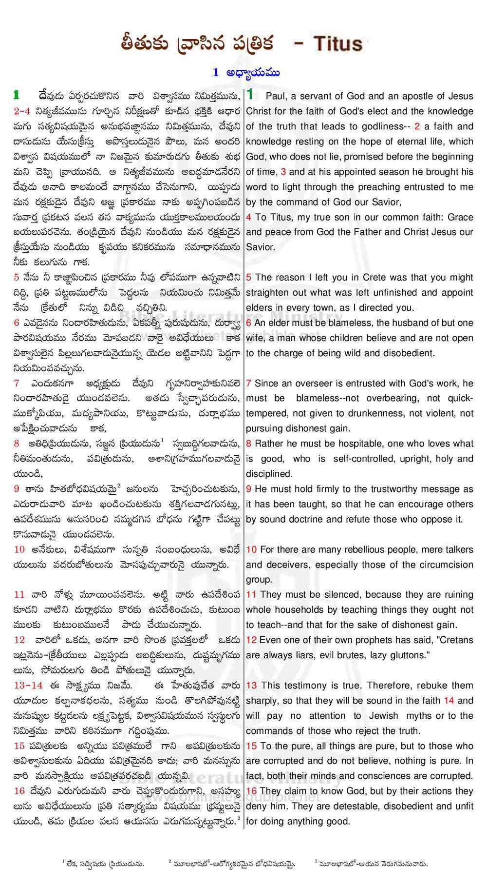 English to Telugu Vocabulary Section 1